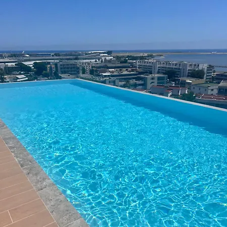 3 Pieces Cote D Azur Sea Side View Piscine Rooftop