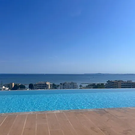 Apartament 3 Pieces Cote D Azur Sea Side View Piscine Rooftop